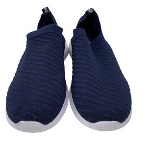 Tiosebon Mens Size 45 Ch 10.5 US Walk Run Shoes Lightweight Mesh Navy 2316